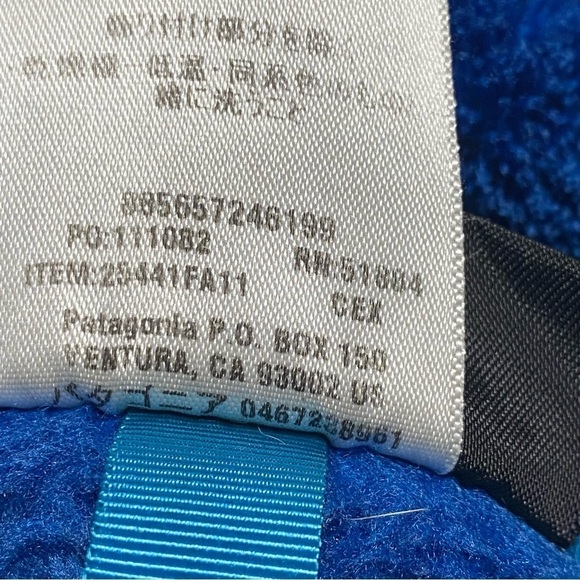 Patagonia Pullover Women’s Size Small Blue Worn Wear® Re-Tool Snap-T® Sweater - Picture 10 of 12